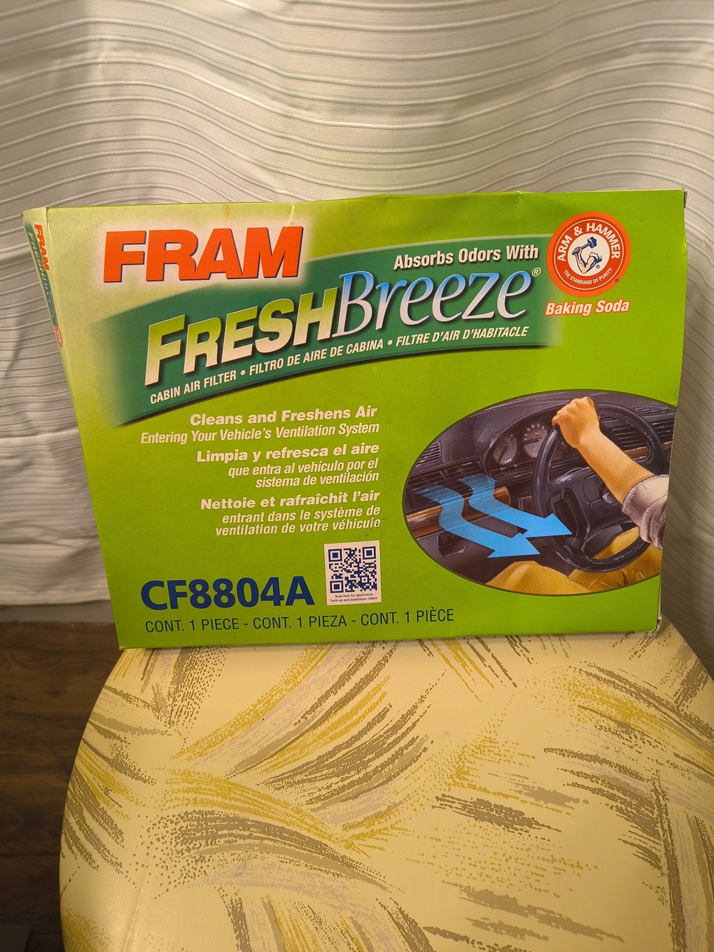 FreshBreeze Cabin Air Filter - Green